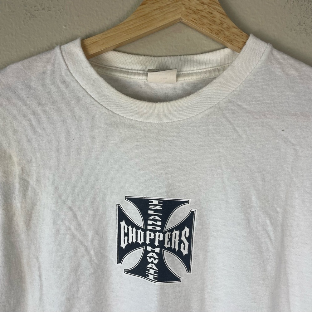 Vintage Island Choppers Shirt Harley Davidson Y2K XL